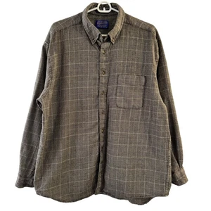 Camisa de Colección Sir Pendleton Lana Worsted Cuadros Para Hombre con Botones XL - Imagen 1 de 6