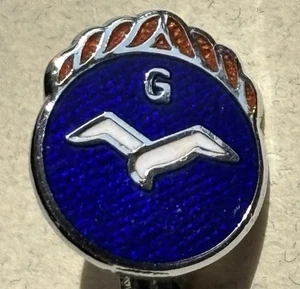 Vintage Enamel Glider Pilots Proficiency Lapel Pin Badge Aeronautica Flying 10mm - Picture 1 of 4
