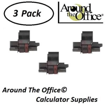AROUND THE OFFICE Sharp Model EL-2192-RII Compatible Calculator CP-13 Black & Red Ink Roll