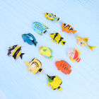 12 pièces figurines d'animaux marins poissons jouets vivants pour enfants