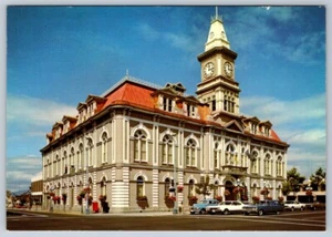 City Hall, Victoria, British Columbia, Canada, Chrome Postcard, Old Cars - Bild 1 von 2