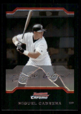 2004 Bowman Chrome #61 Miguel Cabrera - Image 1 of 2