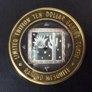 1997 Rancho Mesquite Casino Cactus Framed Silver Strike Mesquite NV A6112 - Picture 1 of 3