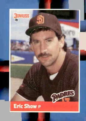 1988 Donruss #387b Eric Show - Image 1 of 2