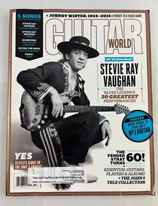 Guitar World Magazine October 2014 - Stevie Ray Vaughan, Yes, Fender Strat 60th - Imagen 1 de 4