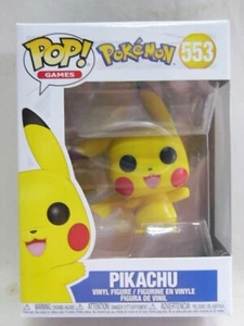 Funko Pop Vinyl Pokemon Pikachu 553 - with .6mm Protector - Picture 1 of 7