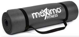 Maximo Yoga Fitness Mat Extra Thick Multipurpose Workout (Meas: 72 x 24) Black - Picture 1 of 4