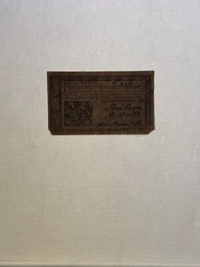 Seltener 25. März 1756 New Jersey 18 Pence Kolonialschein oder Schein - Bild 1 von 14