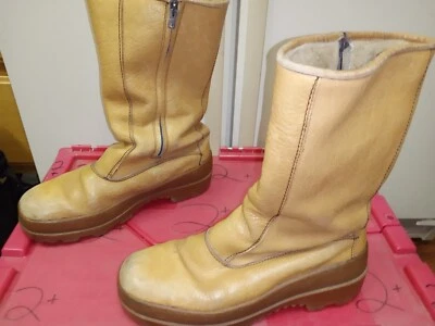Botas St Moritz de Colección Cuero de Rally Italia Senderismo Exterior ZORAN Cremallera Lateral Talla 44 Foto 1 de 4