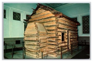 Lincoln Birthplace Cabin Hodgenville Kentucky UNP Chrome Postcard N30 - Picture 1 of 2