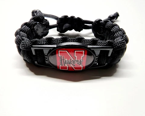 Nebraska Cornhuskers Adjustable Charm Bracelet Fan Apparel & Souvenir College Cover