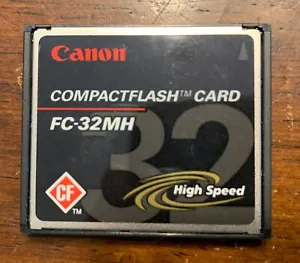 Canon 32MB CompactFlash Camera Card FC-32MH - Picture 1 of 2