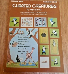 Volantino "Creatures" "Creatures" Leisure Arts usato in ottime condizioni vintage 1976 - Foto 1 di 4