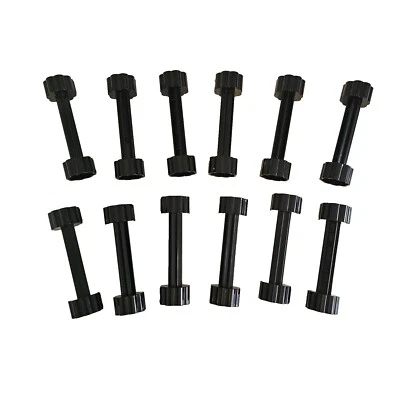 Quercetti Skyrail Suspension Roller Coaster Black Replacement Parts 12 Pieces M3 - Image 1 of 3