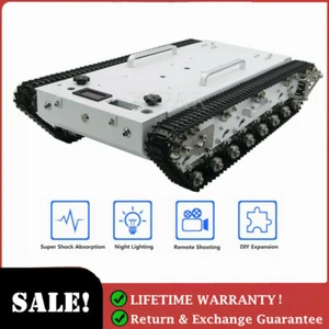 WT600S Assembled Robot Tank Chassis Metal RC Off-Road Tracked Tank Car FREE - Picture 1 of 8