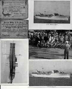 LOT #18 - 7 NAVY ITEMS USS OMMANEY BAY - G B MARTIN - McDONALD - RICE FAMILIES - Picture 1 of 11