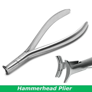 Alicate de cabeza de martillo de ortodoncia arco dentado formador ajuste cincha trasera - Imagen 1 de 4