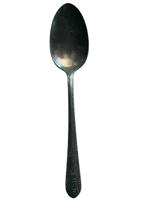 Cuchara plateada vintage USN WM Rogers seccional IS 7,5" EE. UU. Marina militar Foto 1 de 4