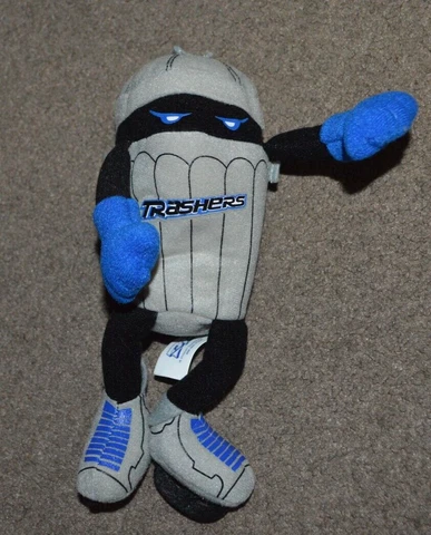 Danbury Trashers Scrappy 2005-06 LE Mascot Beanie Plush Toy Cover