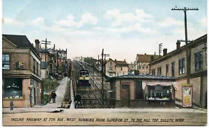 Incline Railway Duluth Minnesota Postkarte - Bild 1 von 12