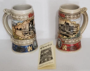 Adolph Coors 1988 and 1989 Collectable Steins Made in Brazil (2) - Picture 1 of 9