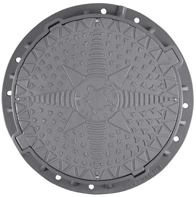 BABYLONPLAST™ Schachtabdeckung Kanaldeckel Schachtdeckel DN600/800 B125 Belastbar bis 12,5 t