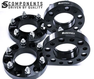 4 x Range Rover Sport Wheel Spacers L320 L494 Hub Centric 30 mm Black 72.6 - Picture 1 of 3