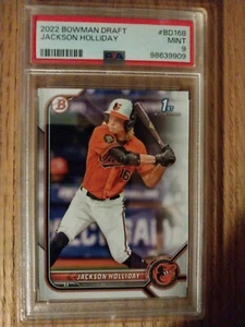 Bowman Draft 2022 #BD168 Jackson Holliday Rookie RC PSA 9 - Imagen 1 de 2