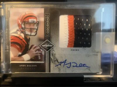 Andy Dalton RPA PRIME 2012 panini limited card 13 #18-25 SP !! Bengals/Panthers - Image 1 of 3