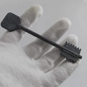 Vintage LLave Doble Cara para Cerradura de Palanca Metal - Imagen 1 de 2