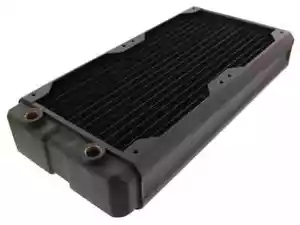 Radiatore Black Ice Nemesis 280GTX® Dual-Core Xtreme Profile - Nero Carbonio - Foto 1 di 4