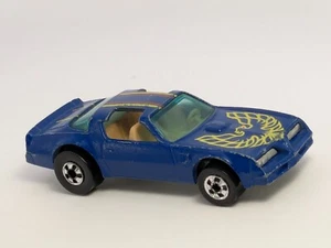 Vintage Hot Wheels 1977 Blue RARE Hot Bird Pontiac Firebird Trans Am Hong Kong - Picture 1 of 8