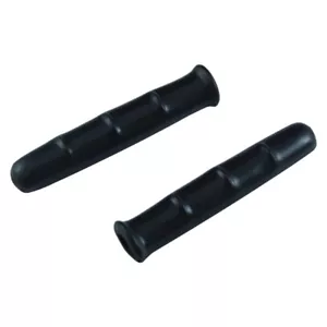 PAIR BLACK COVER LEVER GRIP BIKE FIXIE VINTAGE BRAKE RUBBER RETRO CLASSIC HOODS - Picture 1 of 3