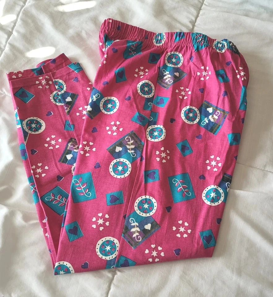 Hanes Now Women's Size L 14 Lounge Pink Sleep Pants Pajama Bottom.  - Image 1 of 4