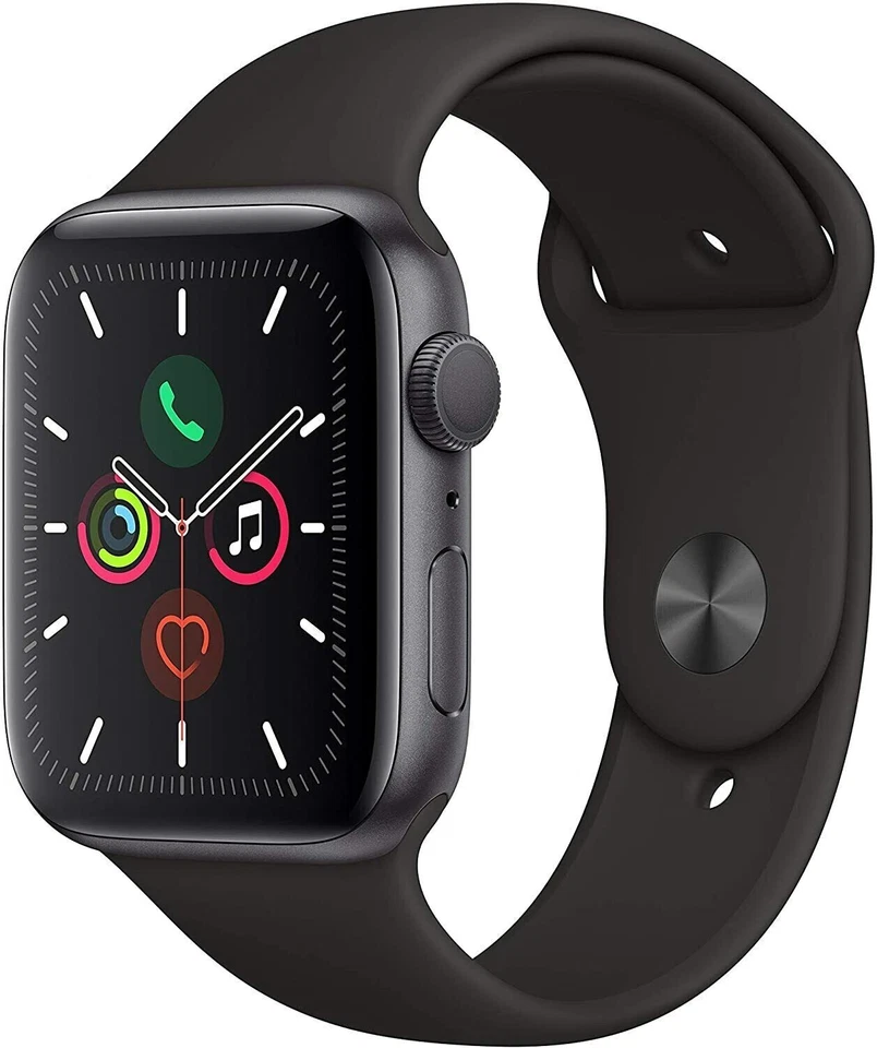 Apple Watch Serie 5 GPS 40 mm MWV82LL/A Space Gray Aluminum Case Black Sport Ban - Image 1 of 1