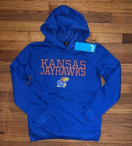 NCAA Kansas Jayhawks Youth Hoodie Sweatshirt Cover