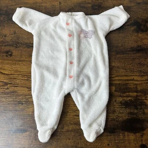 VTG Hush Lil Baby Doll Clothes READ Original White Sleeper Pajamas Replacement - Picture 1 of 13