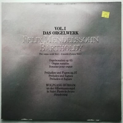 Schwann 2 LP set AMS 716/17: Mendelssohn - Organ Works Vol. 1 / Wolfgang Rübsam - Image 1 of 3