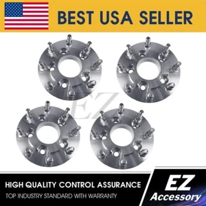 4 Wheel Adapters 5x4.5 To 8x6.5 Hub Centric to 8x6.5 Wheel 125.2mm Bore | 1" - Picture 1 of 6