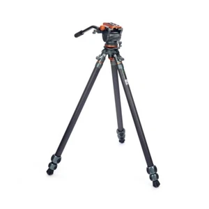 3 Legged Thing Legends Mike Carbon Fiber Levelling Base Video Tripod Kit - Picture 1 of 12
