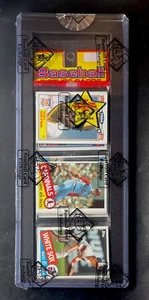 1985 Topps Baseball Rack Pack BBCE (Mark McGwire USA back, Tony Gwynn Top) - Bild 1 von 3