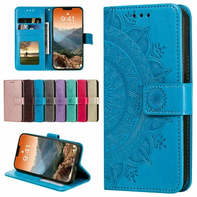 Women Leather Wallet Phone Case For iPhone 15 Pro Max 14 13 11 12 XR XS 87Plus - Image 1 of 4