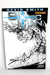 Bionic Man #2 Jonathan Lau Black & White Variant 2011 Dynamite Comics F- - Picture 1 of 3