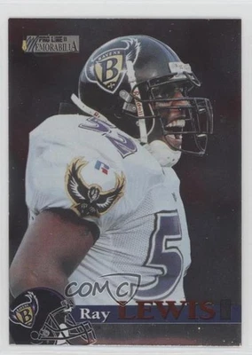 1996 Pro Line II Memorabilia Ray Lewis #59 Rookie RC HOF - Image 1 of 2