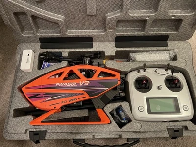 Fly Wing FW450L ACE GPS/ATT/ACRO H1 GPS/3D 6CH Remote Control RC RTF (OrangeAce) - Image 1 of 4