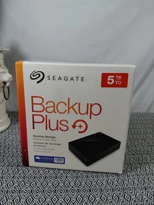 Disco duro externo Seagate Backup Plus 5 TB almacenamiento de escritorio terabyte NUEVO⭐️VER - Imagen 1 de 7