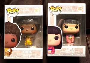 WALT DISNEY FUNKO POP IT'S A SMALL WORLD #1071 #1072 JAPAN / KENYA - Picture 1 of 2