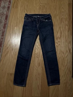 Costuras ajustadas rosa neón True Religion para niñas talla 12 Foto 1 de 2