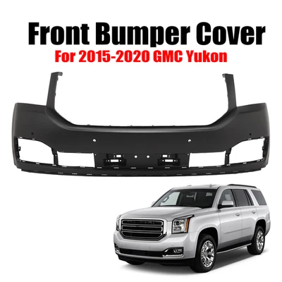 Front Bumper Cover Fascia Black For 2015-2020 GMC Yukon & Yukon XL - Image 1 of 4