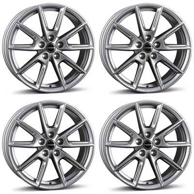 4 Jantes Borbet LX18 8.0x18 ET48 5x114.3 GREYGL pour Suzuki Kizashi S-Cross Swif - Photo 1/4